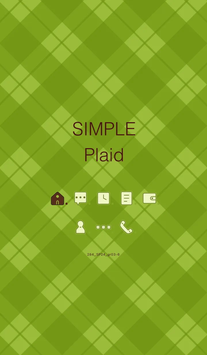 [LINE着せ替え] 284.24_グリーン3-6の画像1