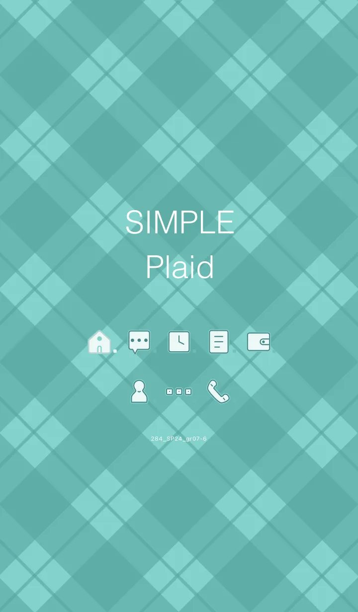 [LINE着せ替え] 284.24_グリーン7-6の画像1