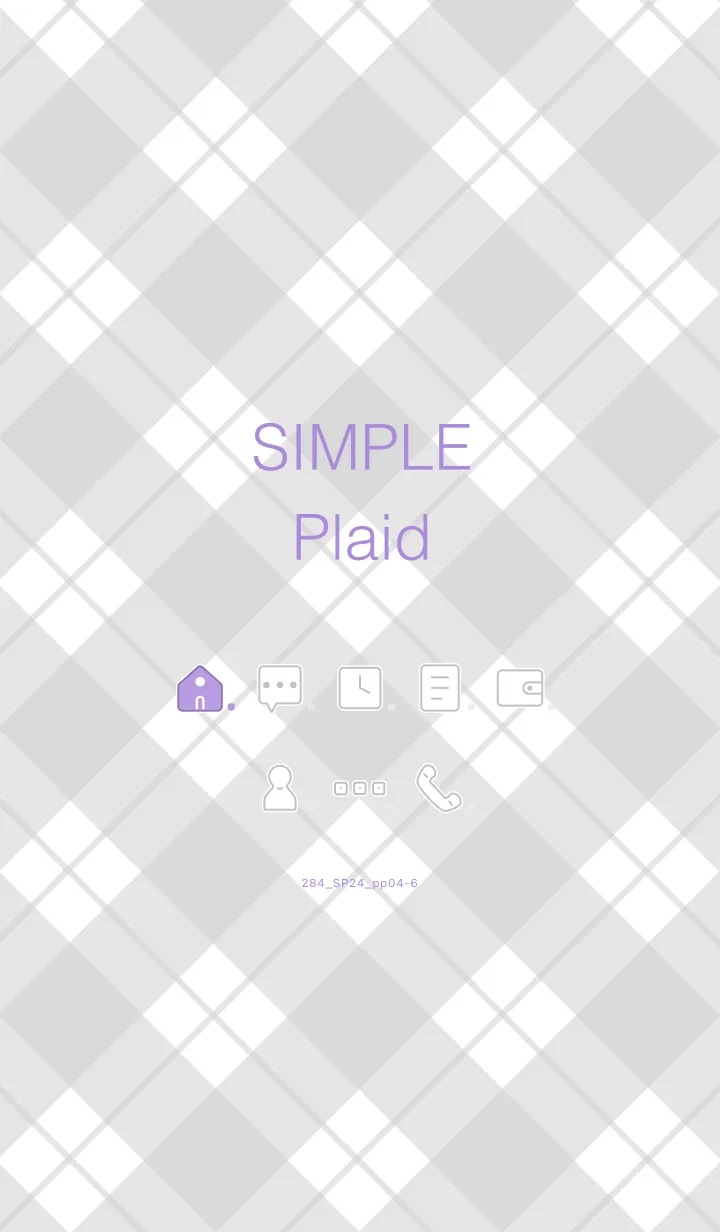 [LINE着せ替え] 284.24_パープル4-6の画像1