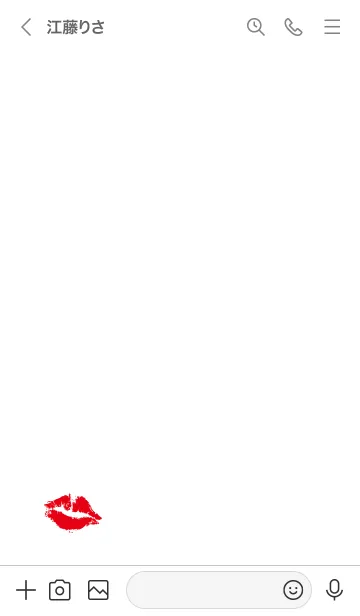 [LINE着せ替え] キスマーク ルージュ10の画像3