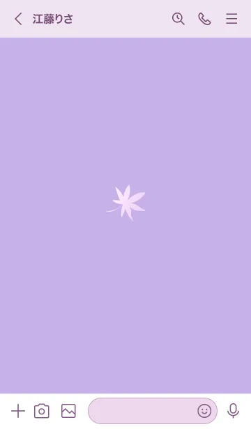 [LINE着せ替え] ～ナチュラル♥パープル47_1～の画像3