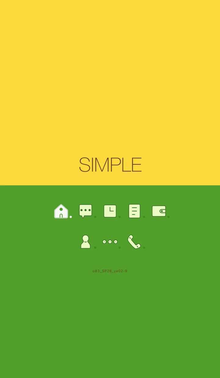 [LINE着せ替え] o83_26_イエロー2-9の画像1