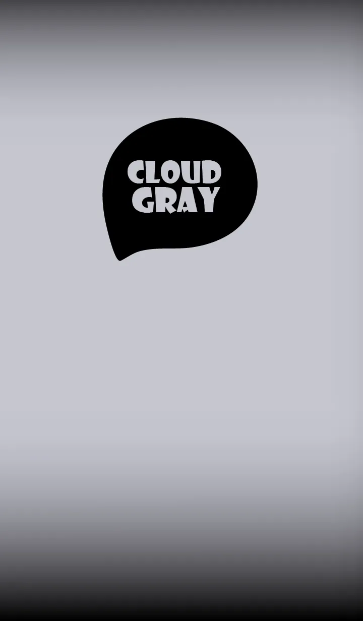 [LINE着せ替え] Cloud Gray  And Black Vr.10 (JP)の画像1