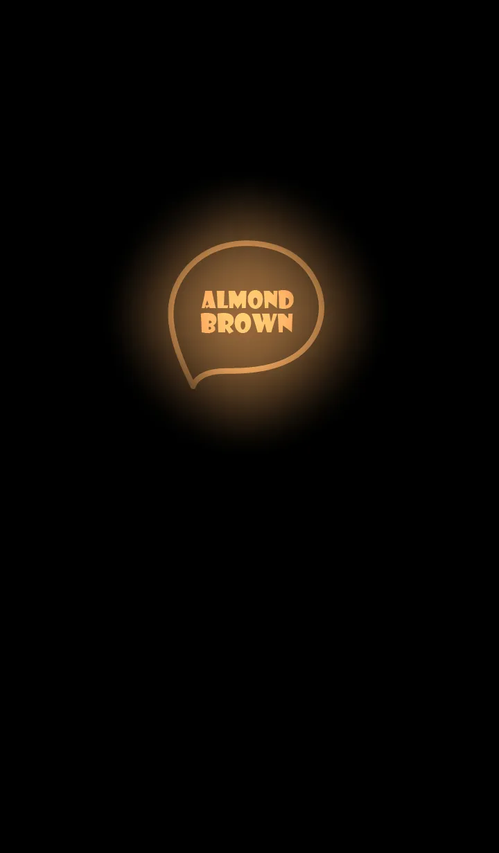 [LINE着せ替え] Almond Brown Neon Theme Ver.6 (JP)の画像1
