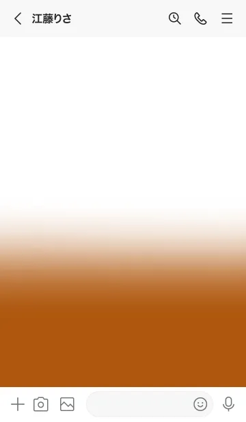 [LINE着せ替え] Bronze Orange  & White Theme Ver.2 (JP)の画像3