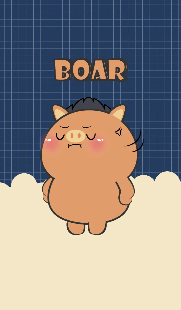 [LINE着せ替え] Little Angry Boar Theme (JP)の画像1