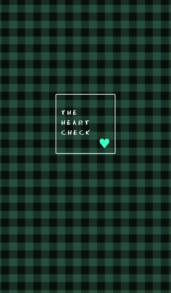 [LINE着せ替え] ザ ハート チェック 71の画像1