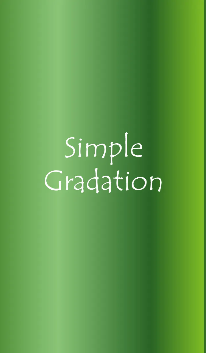 [LINE着せ替え] Simple Gradation -GlossyGreen 9-の画像1