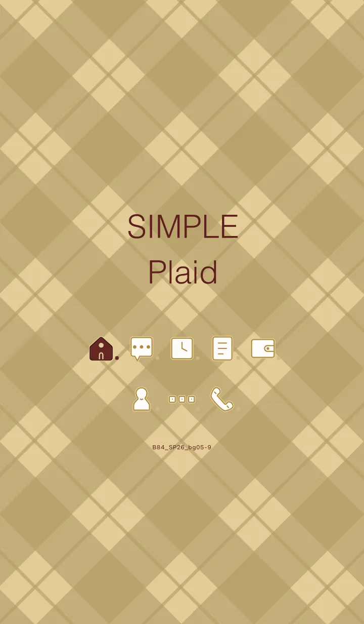 [LINE着せ替え] B84.26_ベージュ5-9の画像1