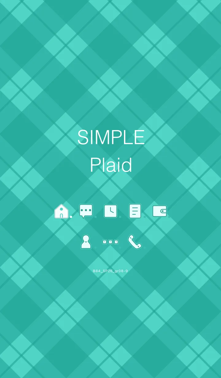 [LINE着せ替え] B84.26_グリーン8-9の画像1