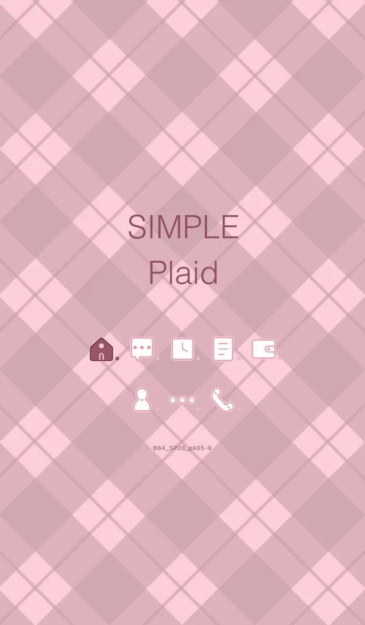 [LINE着せ替え] B84.26_ピンク5-9の画像1