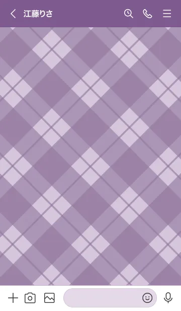 [LINE着せ替え] B84.26_パープル5-9の画像3