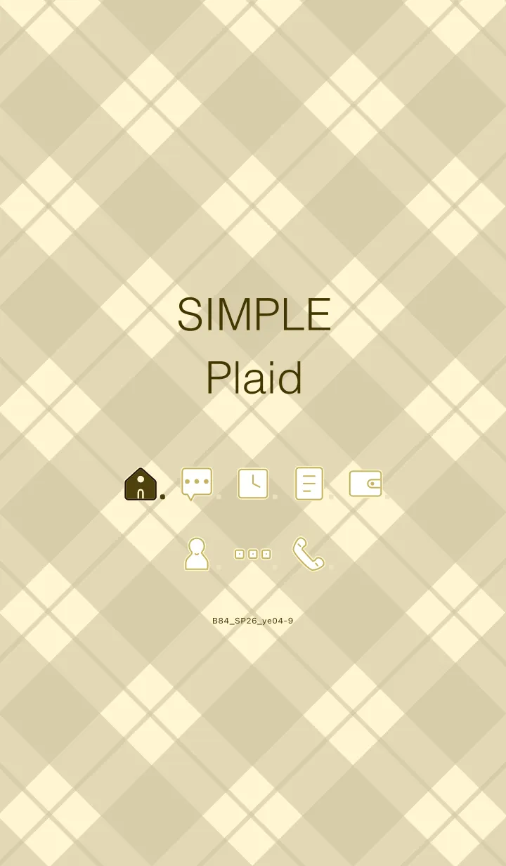 [LINE着せ替え] B84.26_イエロー4-9の画像1