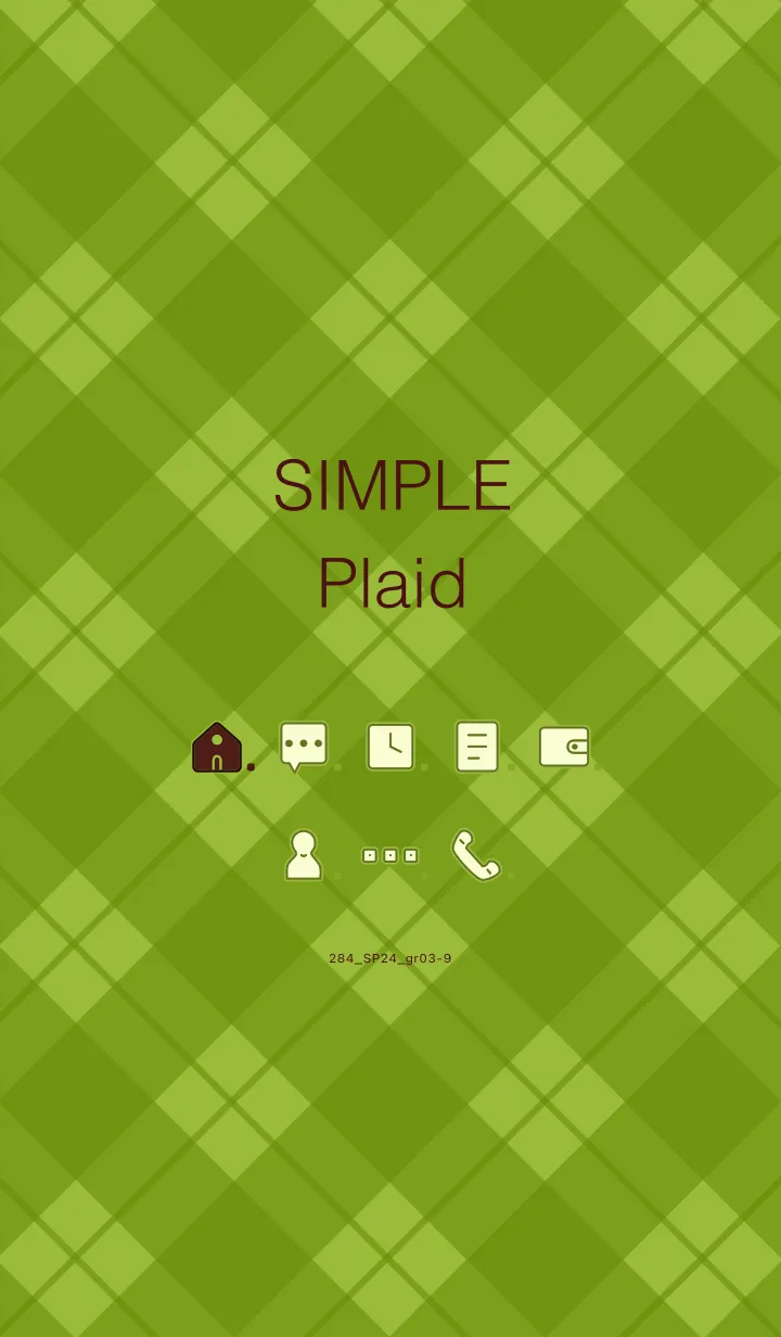 [LINE着せ替え] 284.24_グリーン3-9の画像1