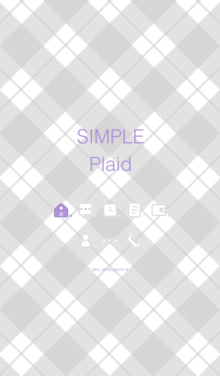 [LINE着せ替え] 284.24_パープル4-9の画像1