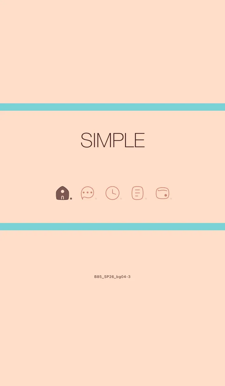 [LINE着せ替え] B85.26_ベージュ4-3の画像1