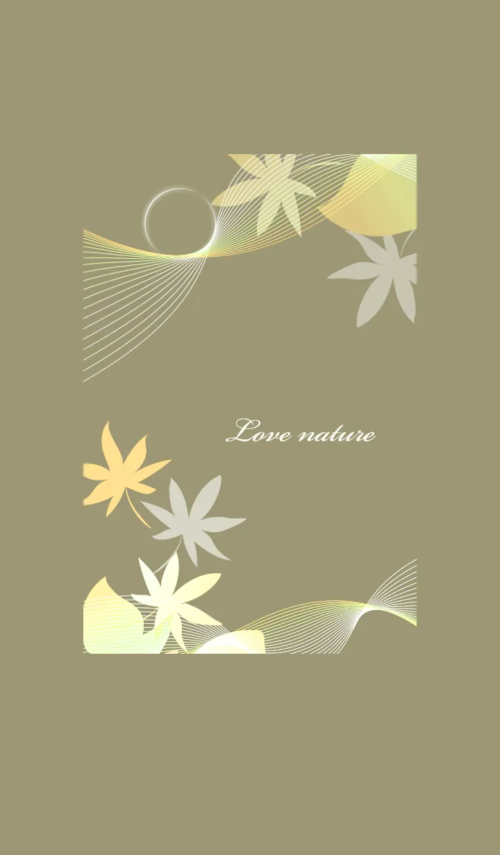 [LINE着せ替え] ～ナチュラル♥グリーン60_1～の画像1