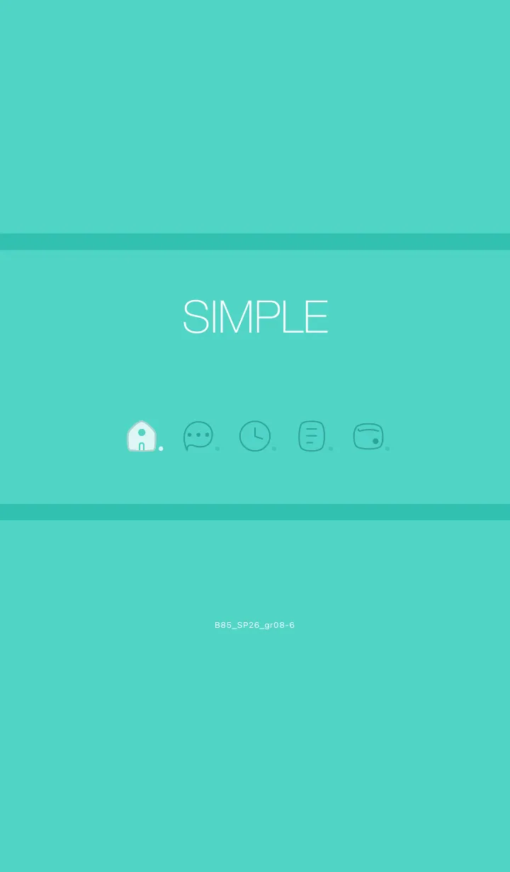 [LINE着せ替え] B85.26_グリーン8-6の画像1