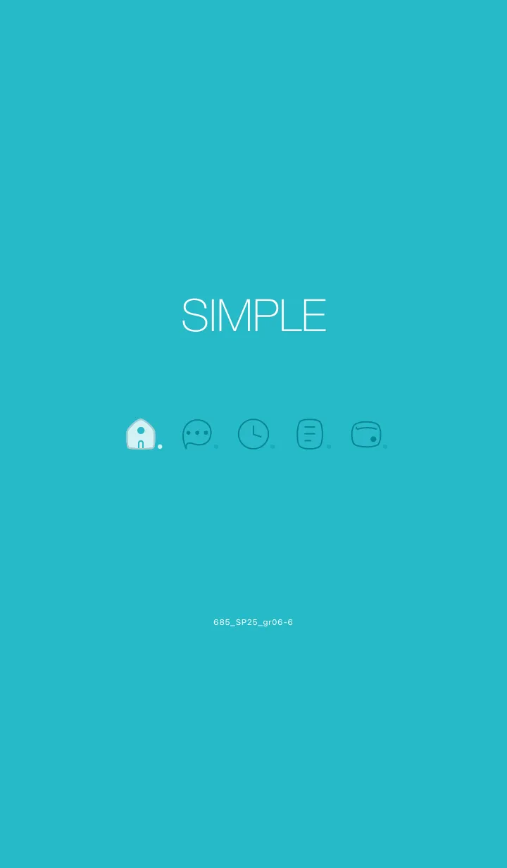 [LINE着せ替え] 685.25_グリーン6-6の画像1