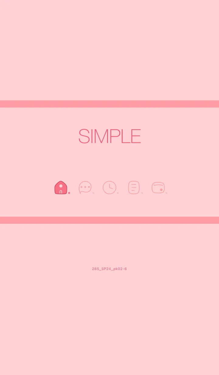 [LINE着せ替え] 285.24_ピンク2-6の画像1