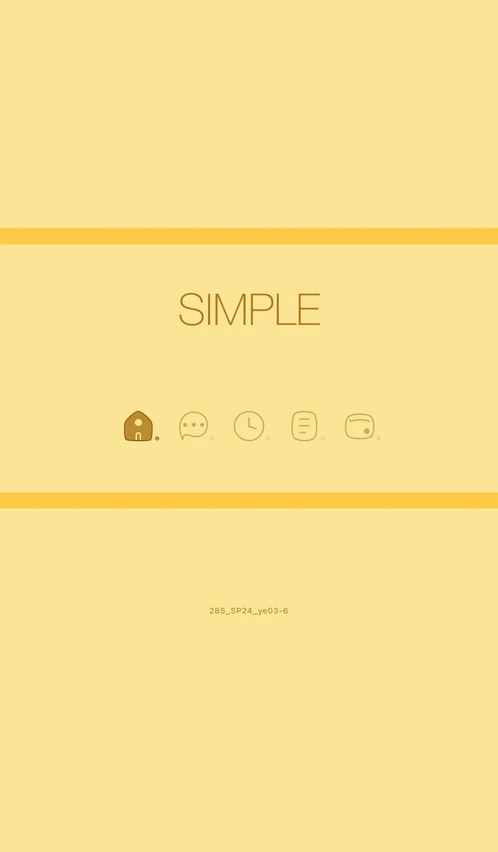 [LINE着せ替え] 285.24_イエロー3-6の画像1