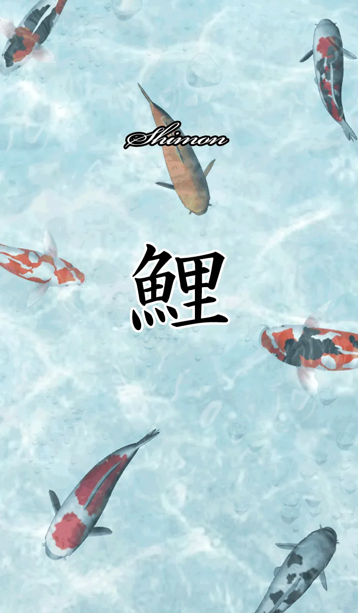 [LINE着せ替え] しもん用和風鯉の画像1