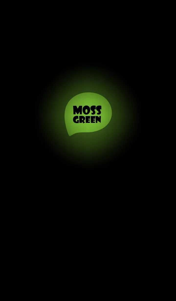 [LINE着せ替え] Moss Green  In Black v.10 (JP)の画像1