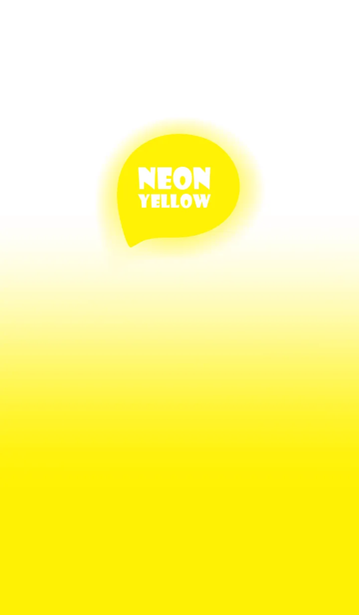 [LINE着せ替え] Neon Yellow  & White Theme (JP)の画像1