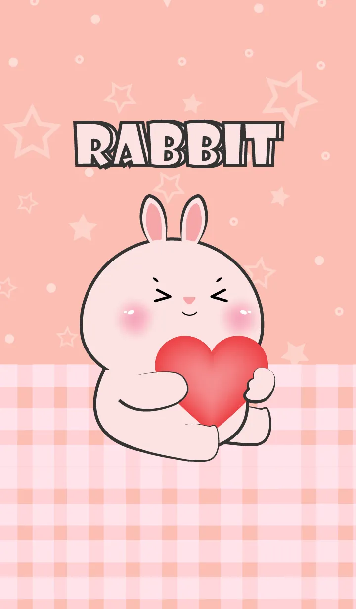 [LINE着せ替え] Very Lovely Pink  Rabbit Theme (JP)の画像1