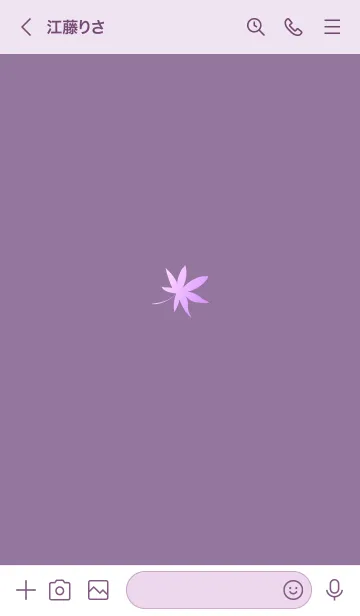 [LINE着せ替え] ～ナチュラル♥パープル57_1～の画像3