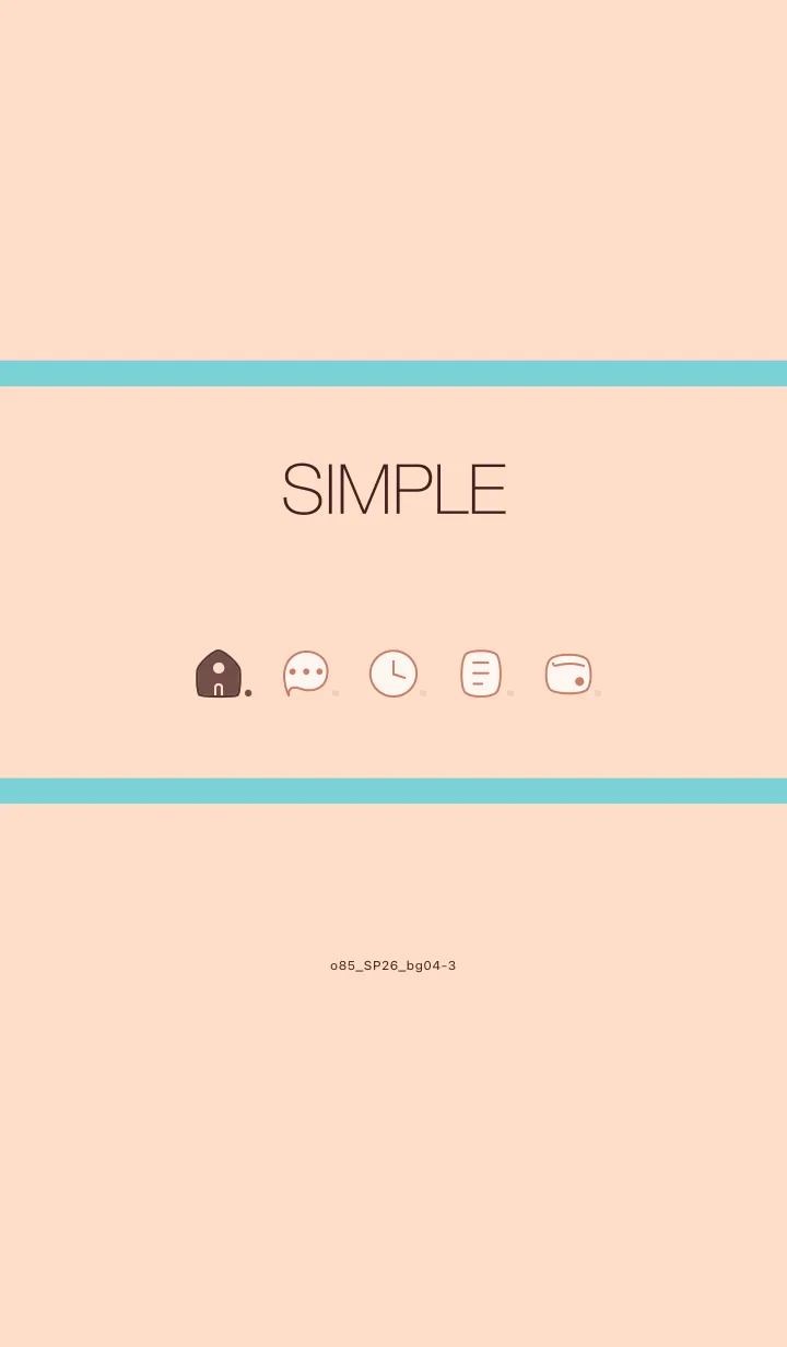 [LINE着せ替え] o85_26_ベージュ4-3の画像1