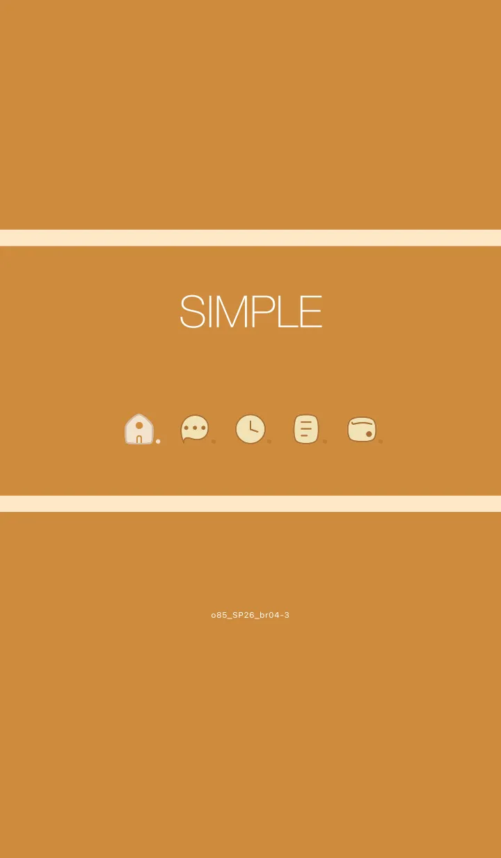 [LINE着せ替え] o85_26_ブラウン4-3の画像1