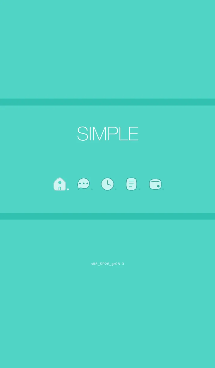 [LINE着せ替え] o85_26_グリーン8-3の画像1