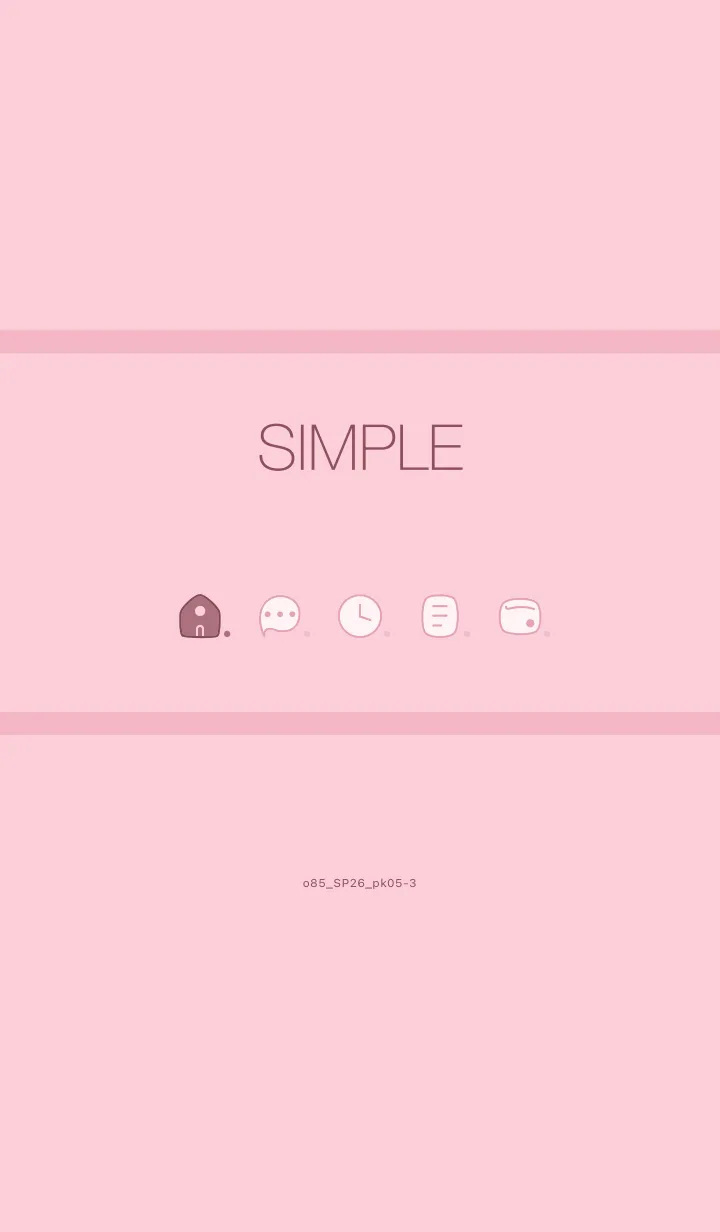 [LINE着せ替え] o85_26_ピンク5-3の画像1