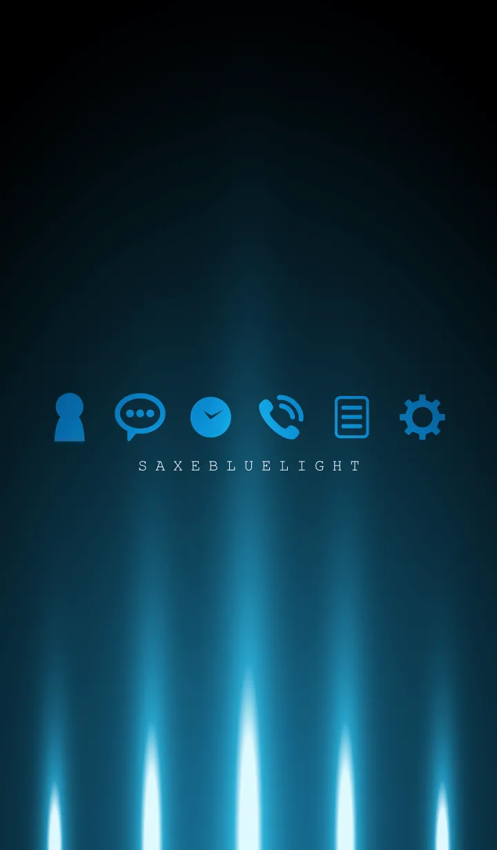 [LINE着せ替え] SAXE BLUE LIGHT 2の画像1