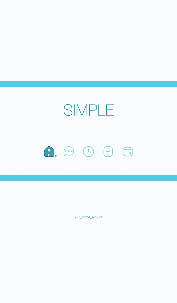 [LINE着せ替え] 285.24_ブルー3-9の画像1
