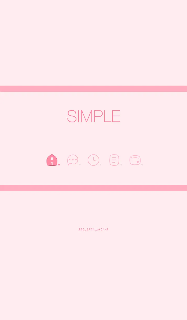 [LINE着せ替え] 285.24_ピンク4-9の画像1