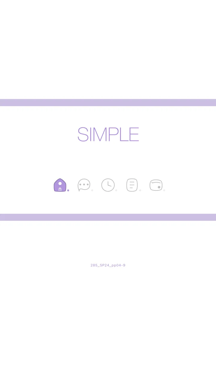 [LINE着せ替え] 285.24_パープル4-9の画像1