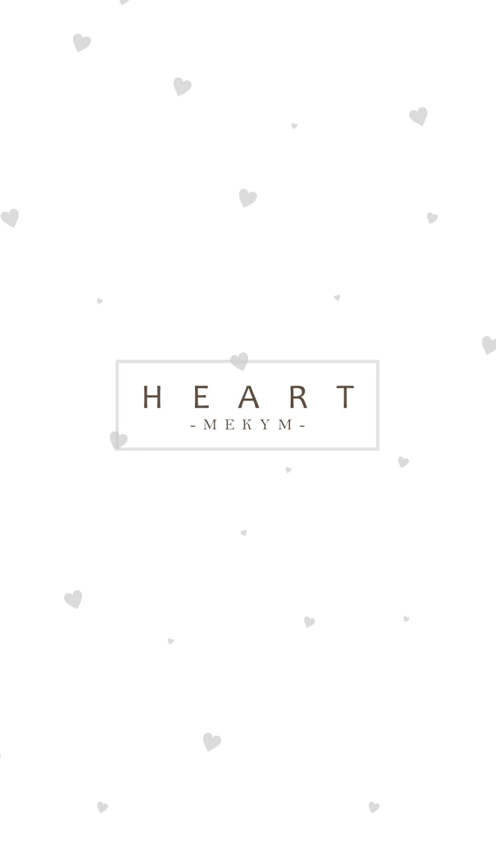 [LINE着せ替え] HEART-Gray.MEKYM 16の画像1