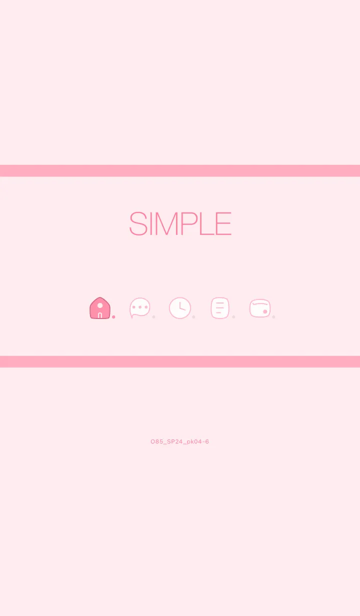 [LINE着せ替え] O85_24_ピンク4-6の画像1