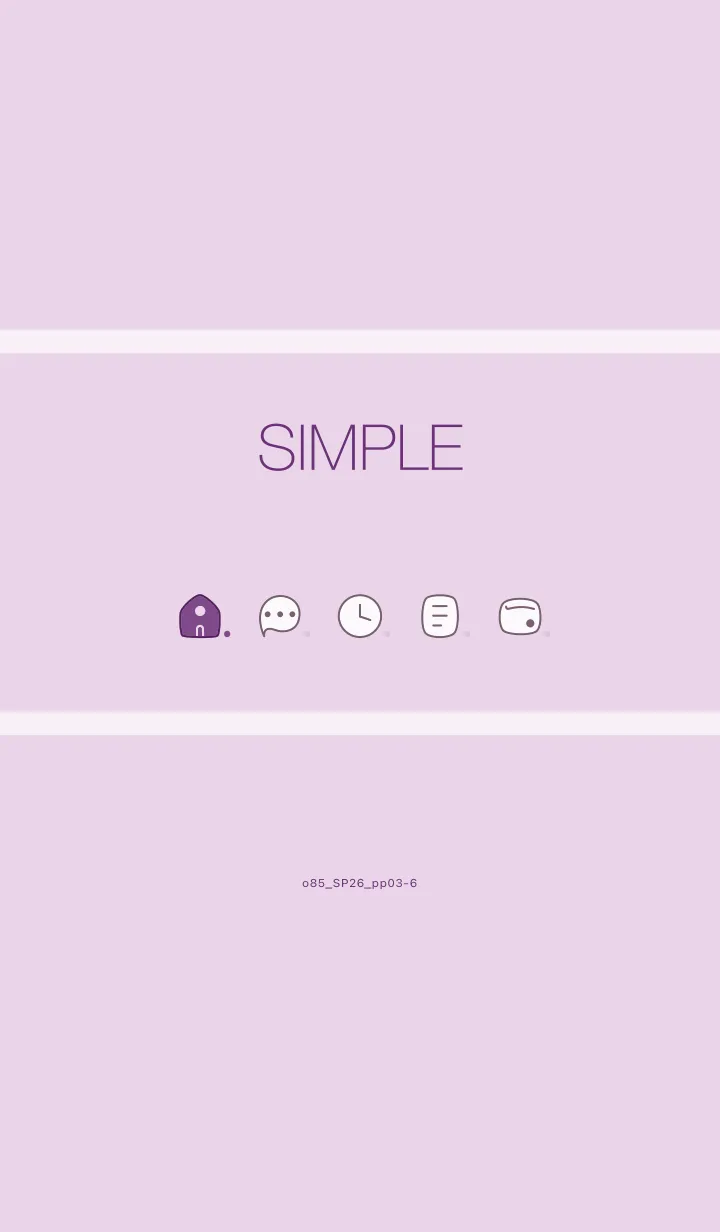 [LINE着せ替え] o85_26_パープル3-6の画像1