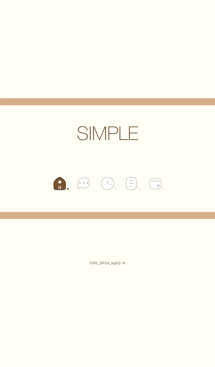 [LINE着せ替え] O85_24_ベージュ2-9の画像1