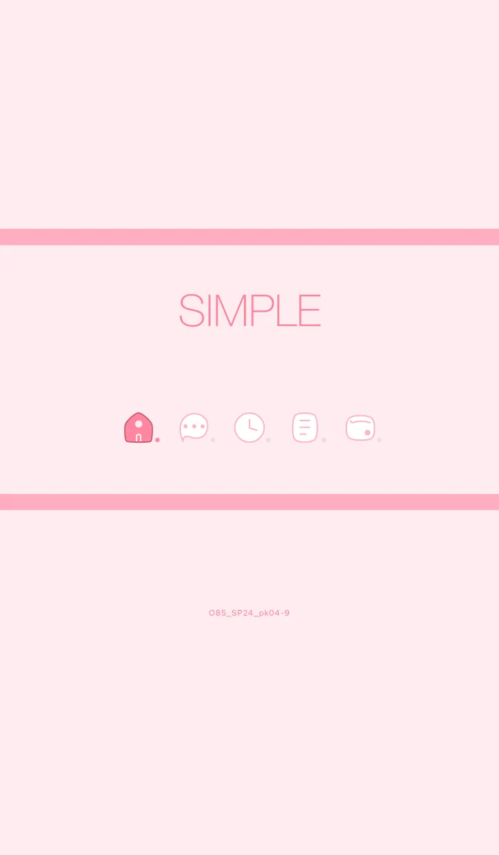 [LINE着せ替え] O85_24_ピンク4-9の画像1