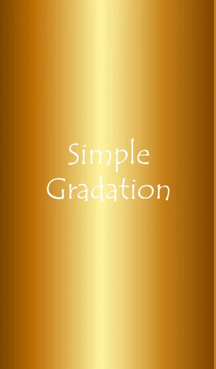 [LINE着せ替え] Simple Gradation -GOLD 8-の画像1