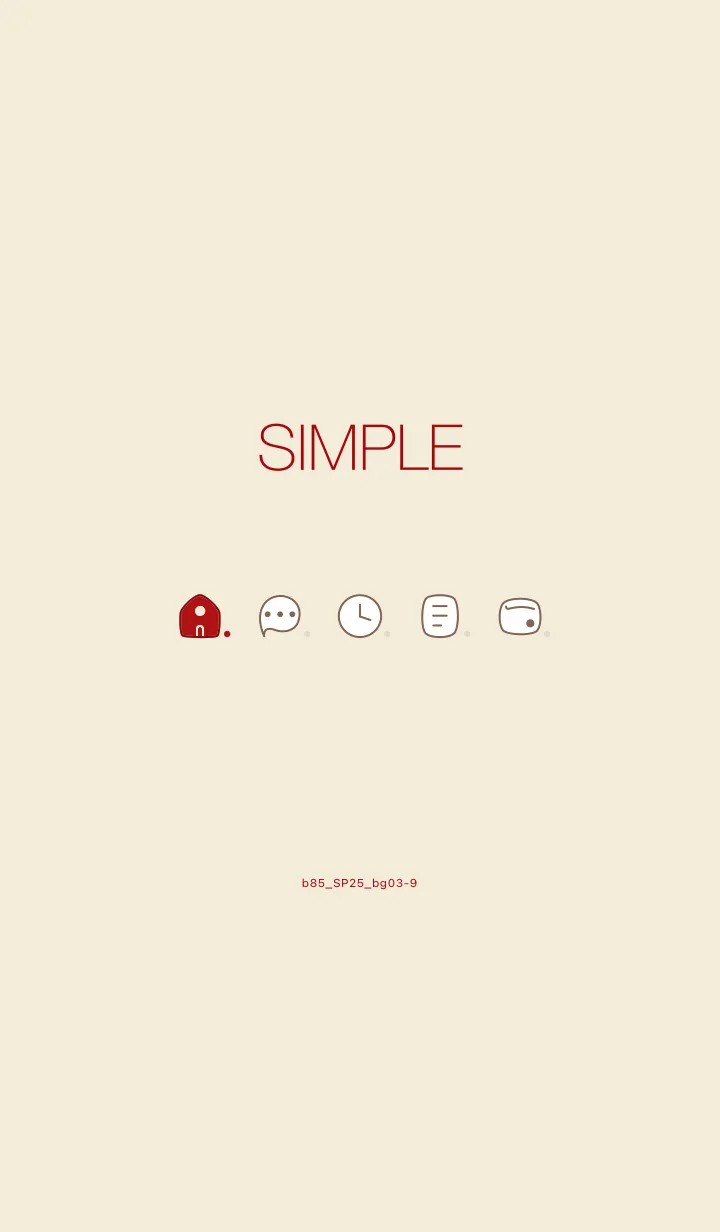 [LINE着せ替え] b85_25_ベージュ3-9の画像1