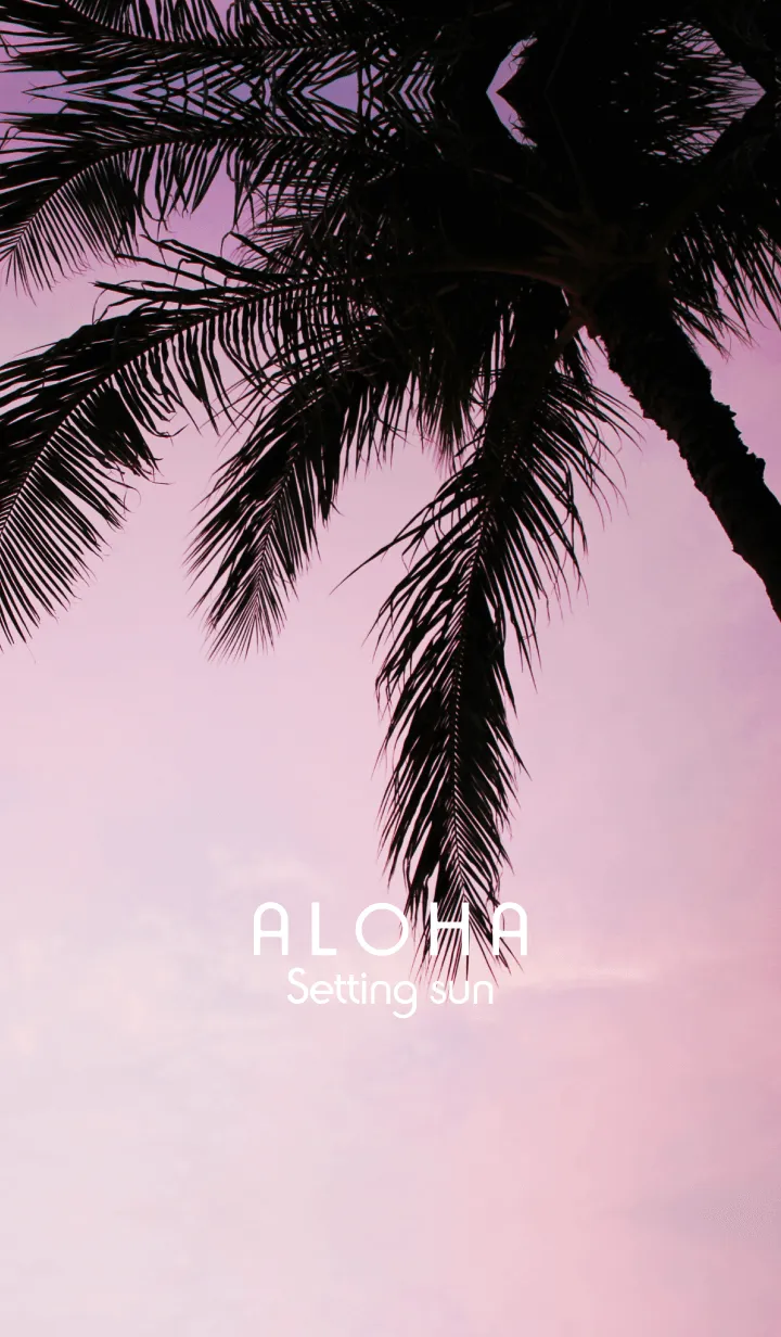 [LINE着せ替え] ALOHA Setting sun..の画像1