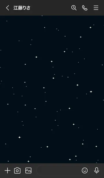 [LINE着せ替え] 太陽と月のシンプルなデザインの画像3