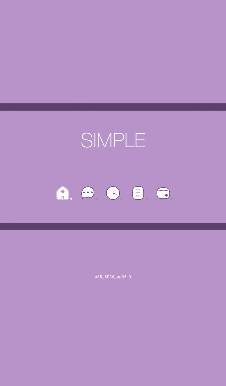 [LINE着せ替え] o85_26_パープル5-9の画像1