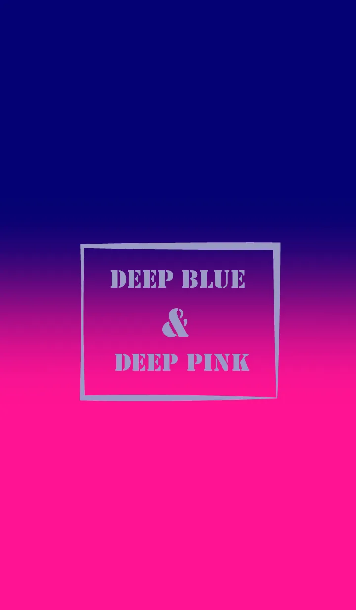 [LINE着せ替え] Deep Blue & Deep Pink Theme (JP)の画像1