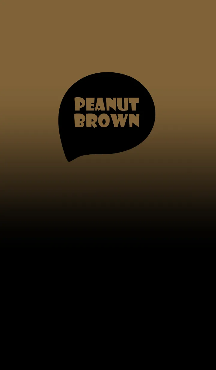 [LINE着せ替え] Black & Peanut Brown  Theme (JP)の画像1